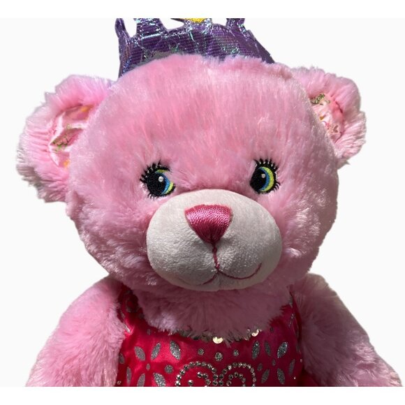Build-A-Bear Workshop Pink Princess Bear With Disney Princess Dress - Picture 4 of 15